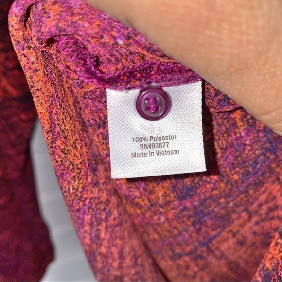 A.n.a Long sleeve sheer tunic blouse Size XS - Picture 8 of 11